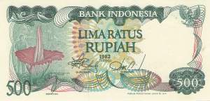 Indonesien 500 Rupiah 1982 p121